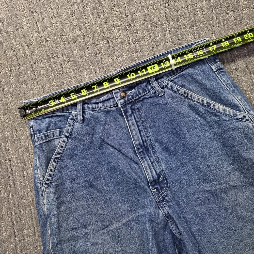 Vintage Levis SilverTab Carpenter Shorts Mens 34 Baggy Denim Blue 90s Y2K Skater